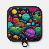 Planet-Hintergrund Topflappen (Vorderseite)