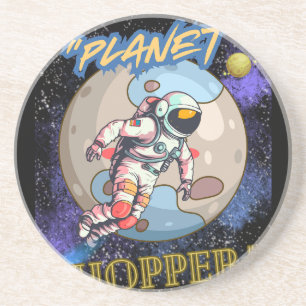 Planet Hopper Getränkeuntersetzer