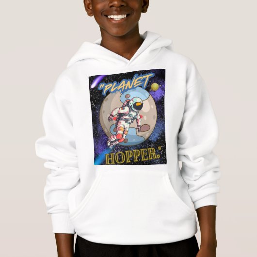 Planet-Hubschrauber Hoodie (Vorderseite)