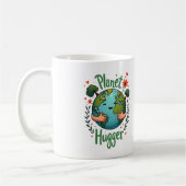 Planet Hugger - Earth Day Öko Friendly Kaffeetasse (Links)