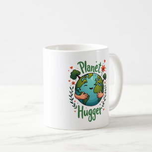 Planet Hugger - Tag der Erde Umweltfreundlich Kaffeetasse