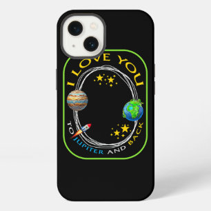 Planet Ich Liebe Dich Zum Jupiter Und Zurück Geek iPhone 13 Hülle