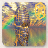 Planet-Illusion Getränkeuntersetzer (Vorderseite)