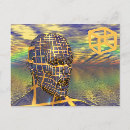 Planet-Illusion Postkarte (Vorderseite)