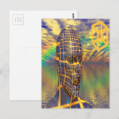 Planet-Illusion Postkarte (Vorne/Hinten)