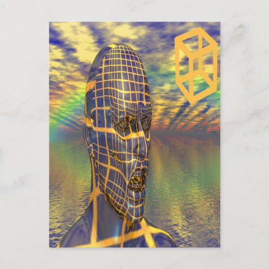 Planet-Illusion Postkarte (Vorderseite)