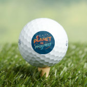 Planet im Gange Golfball (Insitu T-Shirt)