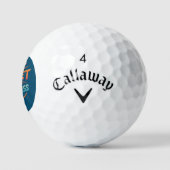 Planet im Gange Golfball (Logo)