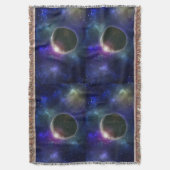 Planet,_In_The_Galaxy,_Throw_Blanket. Decke (Vorderseite Vertikal)