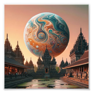 Planet Indonesien Fotodruck