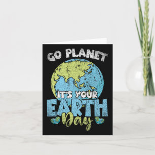 Planet Jubiläum Planet seinen Tag der Erde Karte