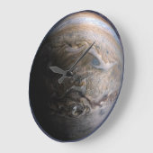 Planet Jupiter Große Wanduhr (Winkel)