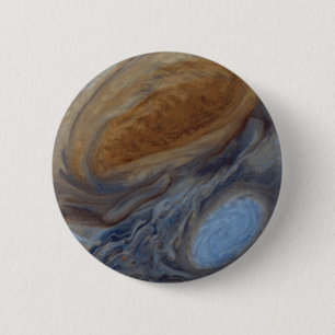 Planet Jupiter Großer Roter Platz Button