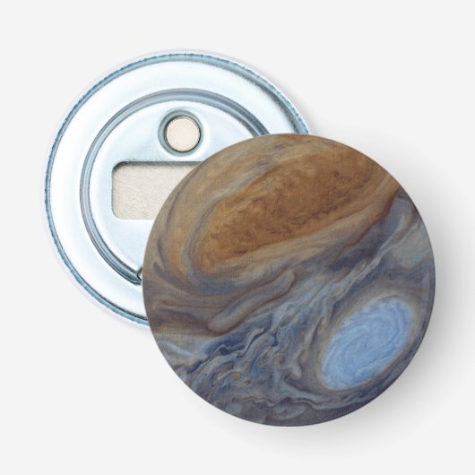 Planet Jupiter Großer Roter Platz Flaschenöffner (Vorderseite)