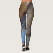 Planet Jupiter Großer Roter Platz Leggings (Rückseite)