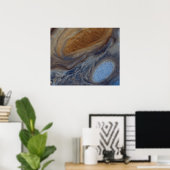 Planet Jupiter Großer Roter Platz Poster (Heimbüro)