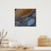 Planet Jupiter Großer Roter Platz Poster (Küche)