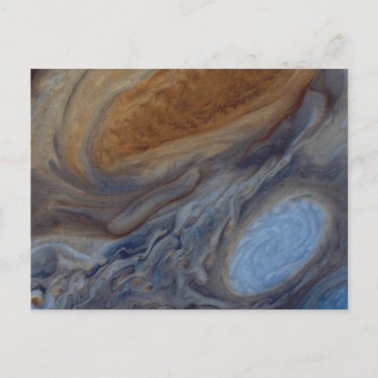 Planet Jupiter Großer Roter Platz Postkarte (Vorderseite)