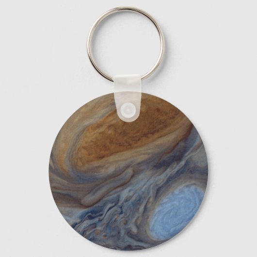 Planet Jupiter Großer Roter Platz Schlüsselanhänger (Vorderseite)