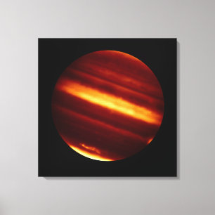 Planet Jupiter im Infrarotlicht Leinwanddruck