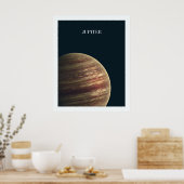 Planet Jupiter Kids Room Art Poster (Küche)