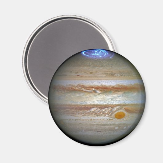 Planet Jupiter Magnet (Vorderseite/Rückseite)