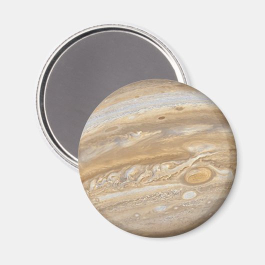 Planet Jupiter Magnet (Vorderseite/Rückseite)