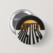 Planet Jupiter mit Schatten Button (Vorne & Hinten)