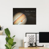 Planet Jupiter Poster (Heimbüro)