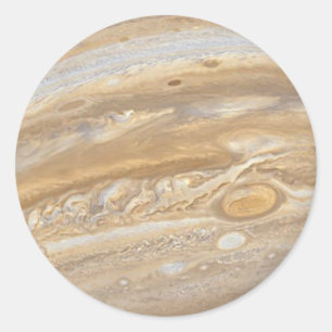 Planet Jupiter Runder Aufkleber