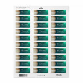 Planet Jupiter Solar System Space Rücksendeadresse (Vorne)