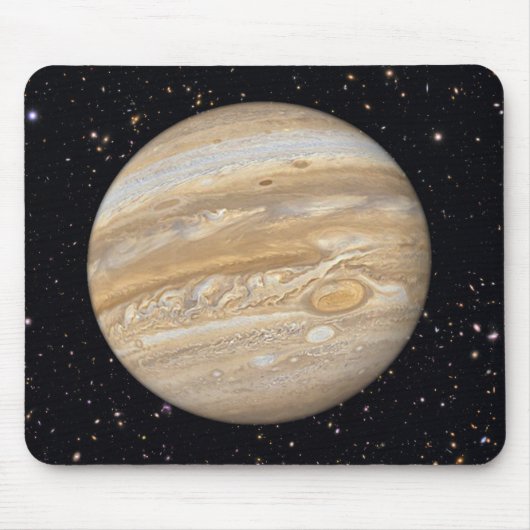 Planet Jupiter Starry Sky Mousepad (Vorne)