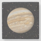 Planet Jupiter Starry Sky Steinuntersetzer (Vorderseite)