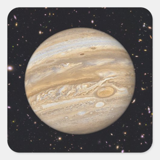 Planet Jupiter Starry Sky Stickers (Vorderseite)