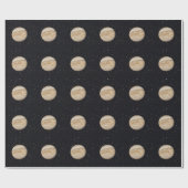Planet Jupiter Starry Sky Wrapping Paper Geschenkpapier (Flach)