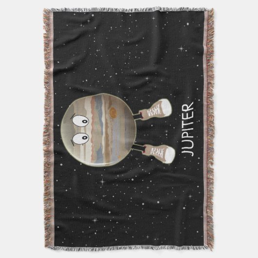 Planet Jupiter & Stars Decke (Vorderseite Vertikal)