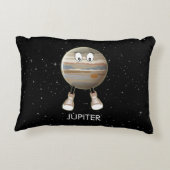 Planet Jupiter & Stars Dekokissen (Rückseite)