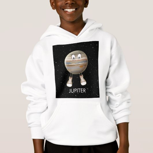 Planet Jupiter & Stars Hoodie (Vorderseite)