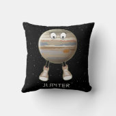 Planet Jupiter & Stars Keuchen Kissen (Rückseite)