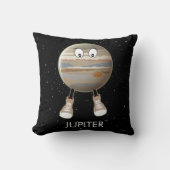 Planet Jupiter & Stars Keuchen Kissen (Vorderseite)