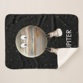 Planet Jupiter & Stars Sherpadecke (Vorderseite (Horizontal))