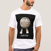 Planet Jupiter & Stars T-Shirt (Vorderseite)