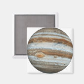 PLANET JUPITER-Sternhintergrund (Sonnensystem) ~ Magnet (Vorderseite/Rückseite)