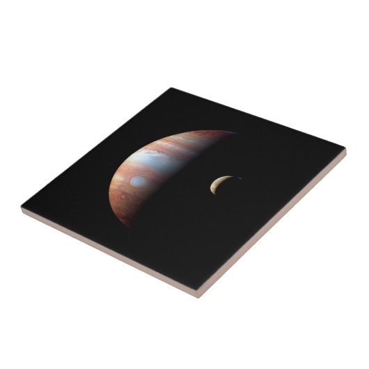 PLANET JUPITER UND SEIN VULKANISCHES MONDIO (Raum) Fliese (Seite)