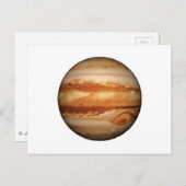 PLANET JUPITER v.3 (Sonnensystem) ~ Postkarte (Vorne/Hinten)