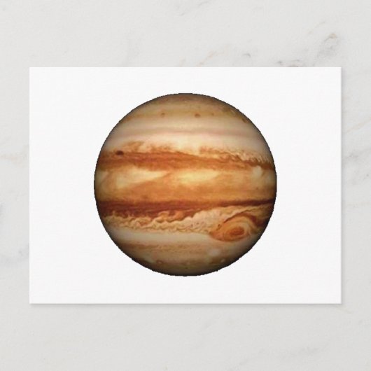 PLANET JUPITER v.3 (Sonnensystem) ~ Postkarte (Vorderseite)
