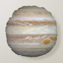 Planet Jupiter Wasserfarbe Rundkissen