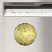 PLANET JUPITERS MOON IO-Farbe (Sonnensystem) Magnet (In Situ (Geschirrspüler))