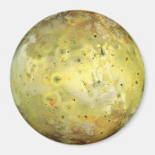 PLANET JUPITERS MOON IO-Farbe (Sonnensystem) Magnet (Vorne)