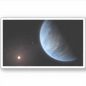 Planet K2-18b, Host Star und Begleitplanet. Aufkleber (Vorderseite)